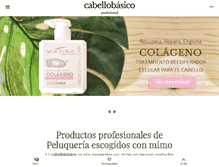 Tablet Screenshot of cabellobasico.com